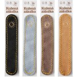 KOŽENÁ ZÁLOŽKA SLUNCE - – Hledejceny.cz