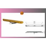 LED-PRO-CAN-XL světlo-oranž.24V +kabel