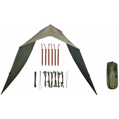 Bushmen EASY Tarp 400 x 400 cm Zelená – Zboží Dáma