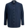 Pánská Košile Jack&Jones Plus pánská košile JJEOXFORD slim fit 12190444 navy blazer