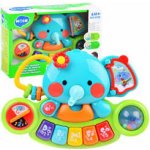 Huile Toys pianko pro nejmenší se světlem a zvukem Sloník – Zboží Mobilmania