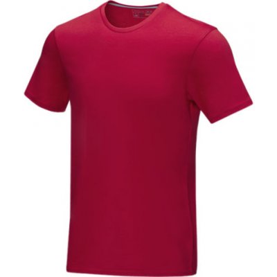 Azurite pánské tričko s krátkým rukávem z organického materiálu GOTS červená