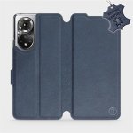 Pouzdro Mobiwear Luxusní kožené Flip Honor 50 - Modré - L_NBS Blue Leather – Sleviste.cz