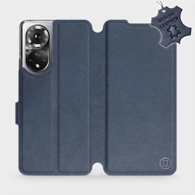 Pouzdro Mobiwear Luxusní kožené Flip Honor 50 - Modré - L_NBS Blue Leather – Zbozi.Blesk.cz