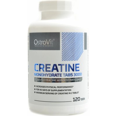 Ostrovit Creatine monohydrate 3000 120 tablet – Hledejceny.cz