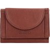 Peněženka Unisex kožená peněženka Lagen malá hnědá