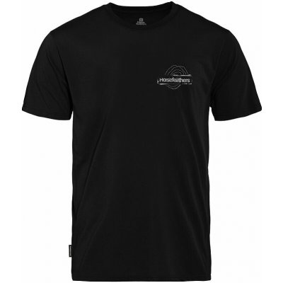Horsefeathers funkční triko Shank black – Sleviste.cz