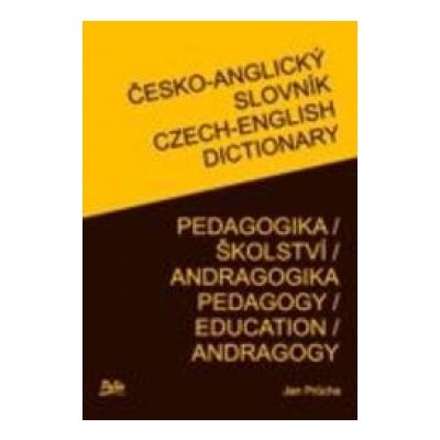 Česko-angl.slovník - pedagogika – Průcha Jan – Hledejceny.cz