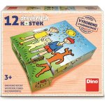 Dino Pejsek a kočička 12 kostky – Zboží Mobilmania