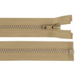 Kostěný zip No 5 délka 65 cm bundový, malé, 308 hnědá přírodní – Zboží Mobilmania