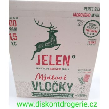 Jelen mýdlové vločky 1,5 kg od 284 Kč - Heureka.cz