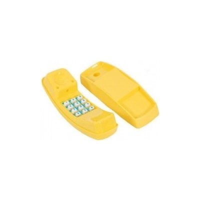 Dětský plastový telefon na dětské hřiště žlutý – Zboží Mobilmania