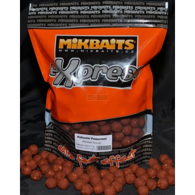 Mikbaits eXpress original boilies 1kg 18mm Půlnoční Pomeranč – Hledejceny.cz