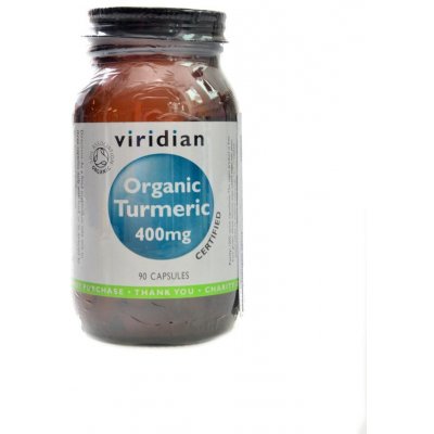 Viridian Turmeric 400 mg 90 kapslí Organic – Hledejceny.cz