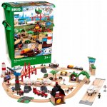 Brio Velká dráha Premium Set v dřevěné krabici – Zboží Mobilmania