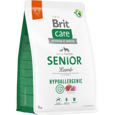 Brit Care Dog Hypoallergenic Senior Lamb 3 kg – Hledejceny.cz