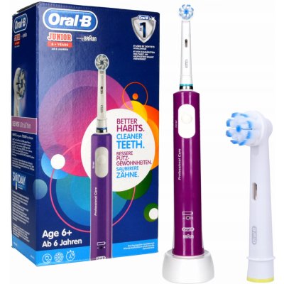 Oral-B Junior Pro 6+ Purple – Zboží Mobilmania