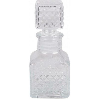Broušená skleněná lahvička / flakon na parfém Adrie – 50 ml – Sleviste.cz