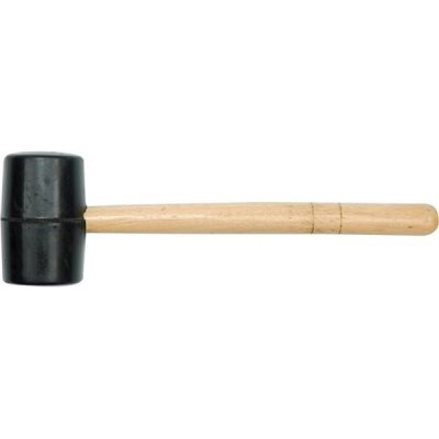 VOREL Palička gumová, černá, dřevěná násada 245 g – Zboží Mobilmania