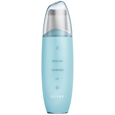 GESKE Microcurrent Skin Scrubber&Blackhead Remover 9in1 ultrazvuková špachtle turquoise – Zboží Dáma