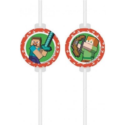 GoDan Nápojové brčko Minecraft 4 ks – Hledejceny.cz