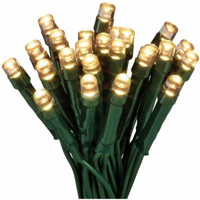 Koopman Světelný LED řetěz 120 diod teplá bílá zelený kabel 12 m – Hledejceny.cz