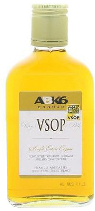 ABK6 VSOP Domaine Cognac miniatura 40% 0,05 l (holá láhev) alkohol od výrobce ABK6 ABK6 VSOP Domaine Cognac miniatura 40% 0,05 l (holá láhev)