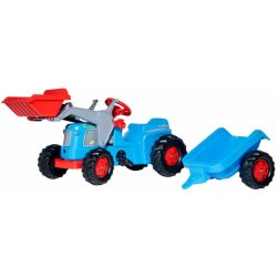 Rolly Toys Šlapací traktor s čelním nakladačem a přívěsem Rolly kiddy Classic