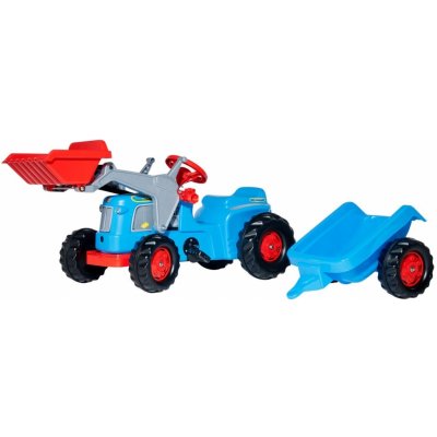 Rolly Toys Šlapací traktor s čelním nakladačem a přívěsem Rolly kiddy Classic – Sleviste.cz