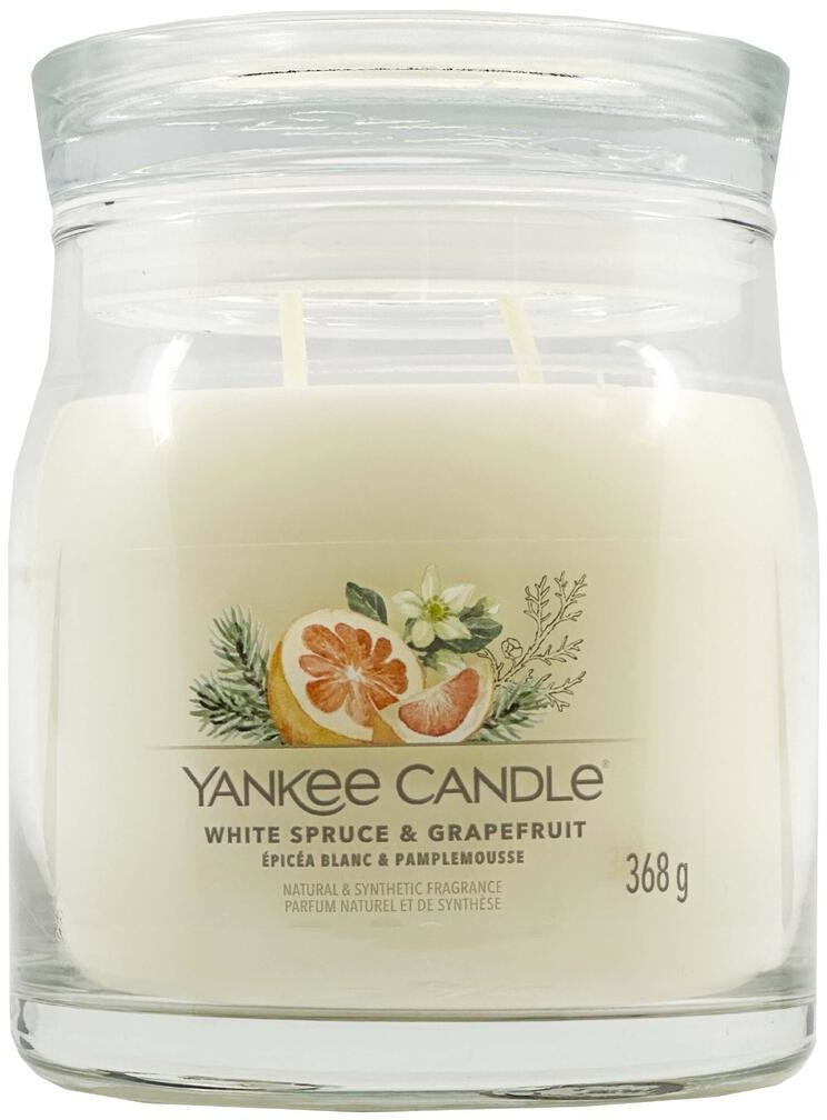 Yankee Candle Signature White Spruce & Grapefruit svíčka střední 368 g