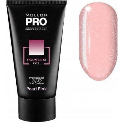 Mollon Pro PolyFlexi gel akrylový gel na úpravu nehtů pearl pink 07 60 ml – Zboží Dáma