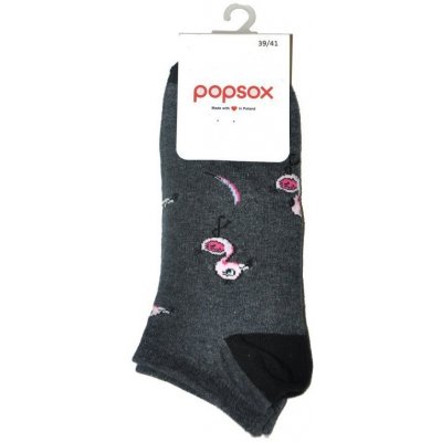 Bratex Popsox 3724 Vzorované ponožky tyrkysová – Zboží Mobilmania