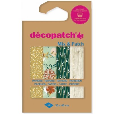 décopatch Papíry na decoupage 4ks kolekce č.35 – Sleviste.cz