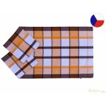 Sleep-well Káro 50x70 cm 3 ks oranžové – Zboží Dáma