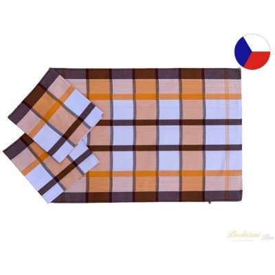 Sleep-well Káro 50x70 cm 3 ks oranžové – Zboží Dáma