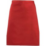 Premier zástěra Colours PR151 do pasu krátká červená – Hledejceny.cz