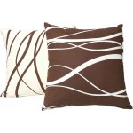 Dadka bavlna Vlny banánové/hnědé DUO 40 x 40 cm – Zboží Mobilmania