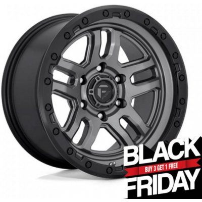 Fuel D701 Ammo 9x17 5x127 ET12 matt gunmetal black bead ring | Zboží Auto