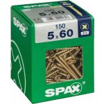 Spax Yellox Univerzální vrut, ø 5 × 60 mm, PZ2, zápustná hlava, 150 ks 4081020500608 – Hledejceny.cz
