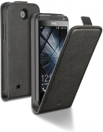 Pouzdro CellularLine Flap Essential - otevírací HTC Desire 300 černé