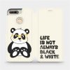 Pouzdro a kryt na mobilní telefon Honor Mobiwear - Honor 7A - M041S Panda - life is not always black and white