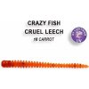 Návnada a nástraha Crazy Fish Cruel Leech 5,5cm 18 carrot