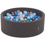 Divio suchý bazén 90x30 cm tmavě sivý + 300 míčků – Sleviste.cz