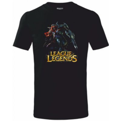 Tričko League of legends 5 černá