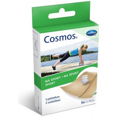 COSMOS Sport voděodolná náplast 6 x 10 cm 5 ks