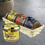 ARNAUD dárkový koš paštik FARMÁŘSKÝ 3 x 180 g – Hledejceny.cz