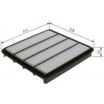 Vzduchový filtr BOSCH F 026 400 226 (F026400226) – Hledejceny.cz