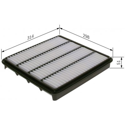Vzduchový filtr BOSCH F 026 400 226 (F026400226) – Hledejceny.cz