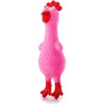 JK ANIMALS vinylová slepička růžová pískací 18 cm – Hledejceny.cz