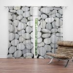 Sablio Závěs Oblázky: 2ks 140x250cm – Hledejceny.cz